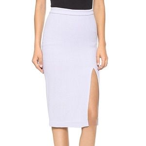 A.L.C lavender slit skirt size 2